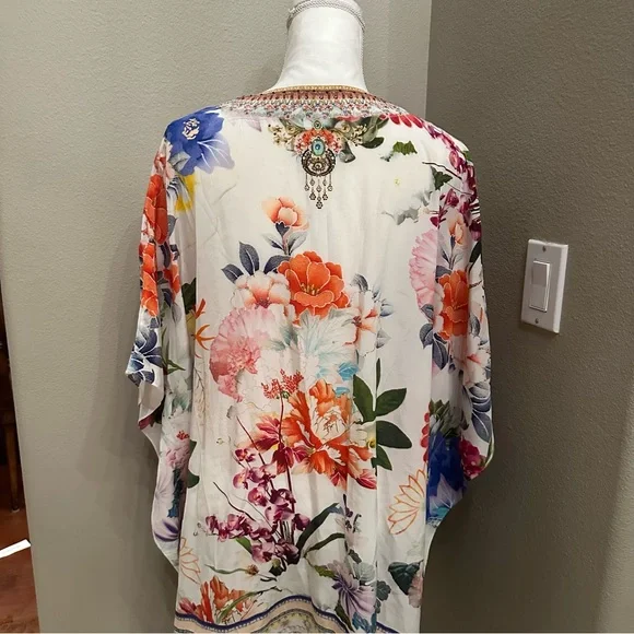 CAMILLA: NEW w/TAGS!!  memories of a garden silk tunic dress NWT - Picture 8 of 8